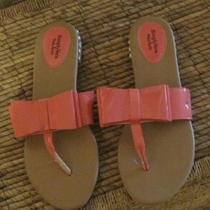 Simply Vera Vera Wang Sandal with Jeweled Heel